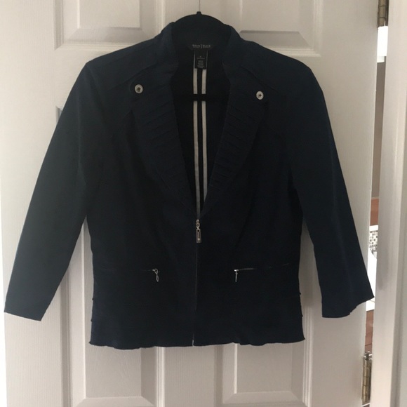 Navy Bolero Jacket size 8 - Picture 1 of 4